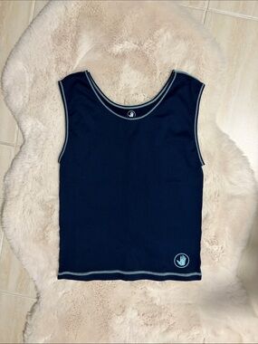 Body Glove Girls’ Athletic Navy Tank Top - Size 10/12